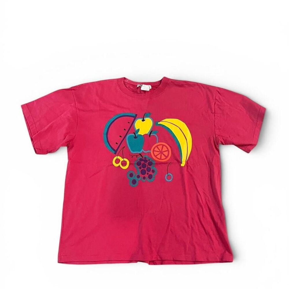 Vintage 90s Ashley Hill III Fruit Graphic T Shirt XL USA